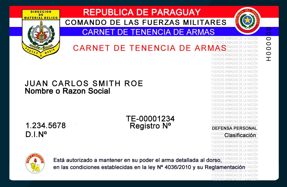 Carnet de Tenencia de Armas